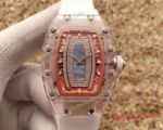 Replica Richard Mille Transparent 07-02 Pink Lady Sapphire Automatic Watch